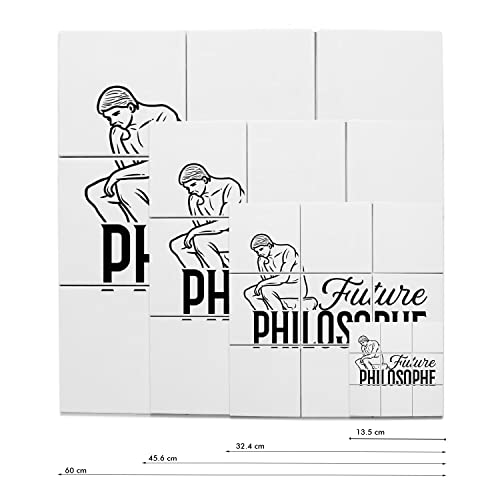 Carreaux Céramique Décoratif Cadeau Idéal Future Philosophe Passion Métier