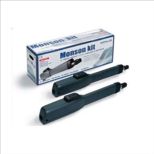 Kit adatto a motorizzare un cancello a due ante battenti di larghezza max. 3,00 m. completo di accessori