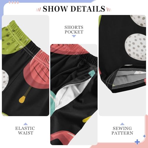 ZZXXB Golf Boys Long Pants Soft Trousers Elastic Waist Kids Lounge Bottoms with Pockets S-XL4