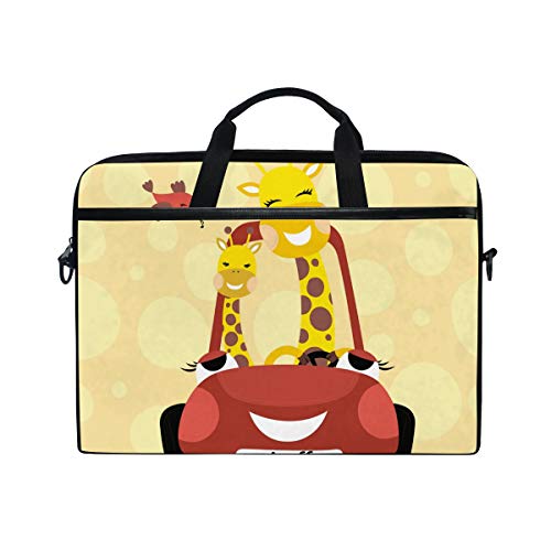 Funda para portátil de 14 a 15.4 pulgadas con diseño de jirafa animada para ordenador