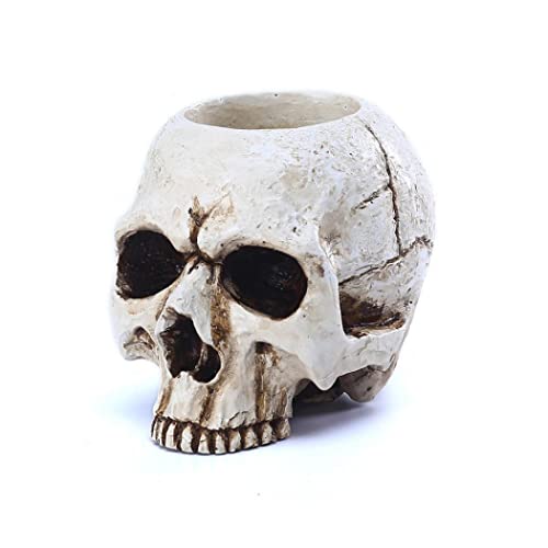 Skull Candle Holder Resin Gothic Tea Light Holders Mini Skull Home Decoration Novelty Craft Collection #TOP7