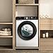 Hisense WD3S8043BW3 Waschtrockner/ConnectLife /16 Programme /8 KG, 54 Liter /1400 U/min/Dampffunktion/JetWash... Program/Auto Program/Eco Wash/Steam Refresh/Wolle/EEK A-D