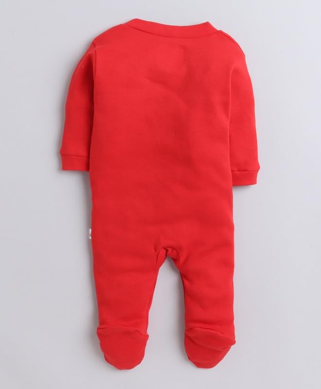 Image of New Born Baby 100% Cotton Rompers for Sleepsuits Jumpsuit Night Suits for Baby Boys & Girls |Onesies| Infant Clothes Pack of 3