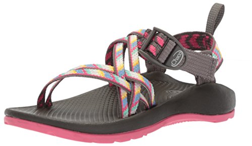 Chaco womens Zx1 Ecotread Kids Sport Sandal, Fletched Pink, 4 Big Kid US