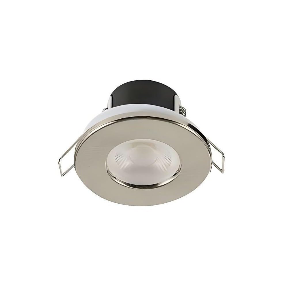 Valve Kings Chrome LED Bathroom Kitchen Dimmable Spotlight Down Light IP65 Ceiling Waterproof 4 Bezel Finishes Fire Rated Bulb Energy Efficient A++ - Single