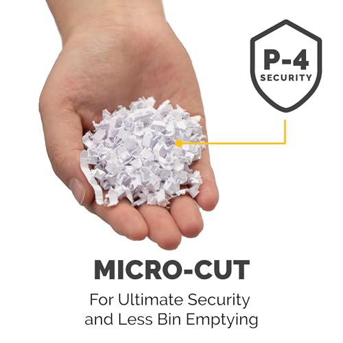 Fellowes Powershred LX220 Micro-Cut Paper Shredder, White