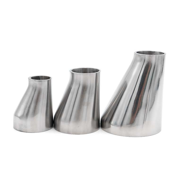 Reductor excéntrico inoxidable SS304 para evitar retención de fluidos de 63mm 5