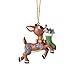 Enesco Rudolph Traditions by Jim Shore 2019 Stocking Hanging Ornament, 3.3 Inch, Multicolor