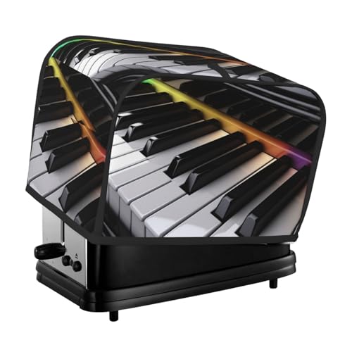 Piano Key Toaster Cover 2 slice Kitchen Small Appliance Covers