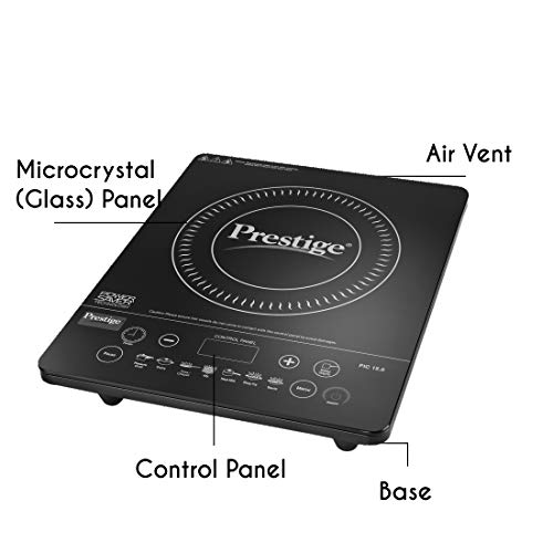 Prestige PIC 15.0 41932 1600-Watt Induction Cooktop (Black) - Image 2