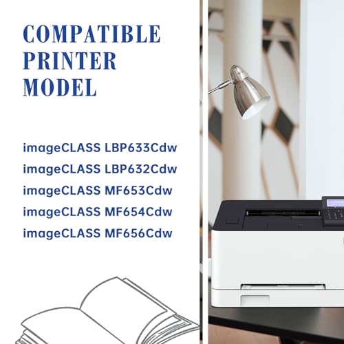 Image of Twin Pack 067H 067 MF656Cdw Toner Cartridge 2 Pack High Yield Compatible Replacement for Canon 067H 067 for Canon imageCLASS LBP633Cdw LBP632Cdw MF653Cdw MF654Cdw MF656Cdw Printer- Black