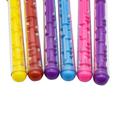 Maydahui 30Pcs Maze Ballpoint Pen Novelty Puzzle Pens Blue Ink With Built In Ball Stress Relief For School Office Stationery Supplies #TOP7