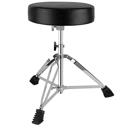 LeSage Adjustable Drum Stool with Anti-Slip Feet
