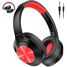 Hybrid Active Noise Cancelling Headphones - 2024 Upgraded Wireless Over Ear Bluetooth Headphones,100H Playtime,Hi-Res Audio,Deep Bass Noise Cancelling,Comfortable Ear Cup for Travel/Home/Office