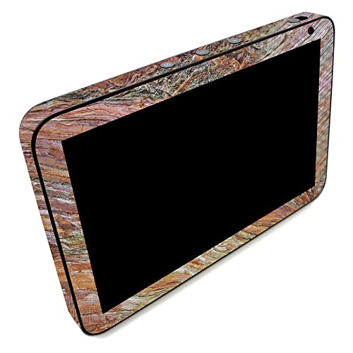 Image of MightySkins Carbon Fiber Skin Compatible with Amazon Echo Show 8 (Gen 2) - Woodlands | Protective, Durable Textured Carbon Fiber Finish | Easy to Apply | Made in The USA
