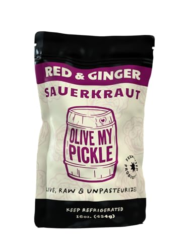 Olive My Pickle Fermented Sauerkraut - 16 Ounces | 1-Pack Bundle ...