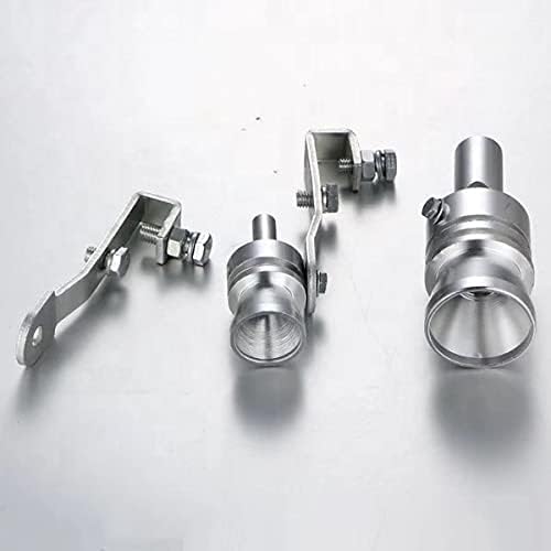 Rura wydechowa Sound Booster gwizdek XL – Turbo Whistle do samochodu i motocykla | Fake V8 turbosprężarka Sound Tuning | Łatwy montaż (czarny, L)