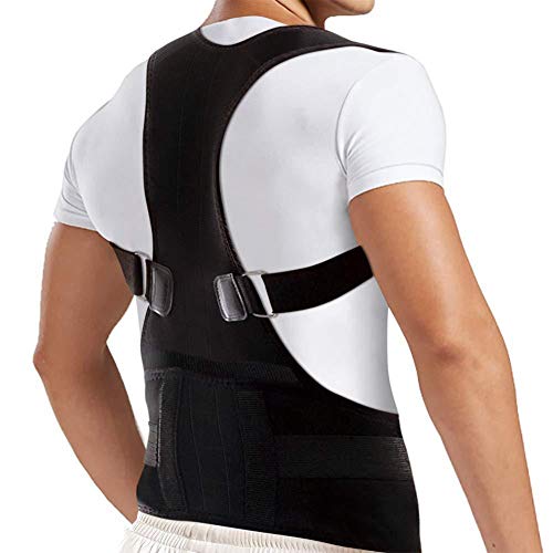 Posture Correcteur Support Lombaire avec aimants,Respirant Ceinture Support pour Ajuster la Posture du Dos et Soulager Les Douleurs Dorsales M Cover
