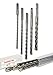 Produktbild WERHE ® SDS Plus Betonbohrer Set 5 tlg 6, 8, 10, 12, 14 x 210 mm Hammerbohrer Steinbohrer Beton Bohrer