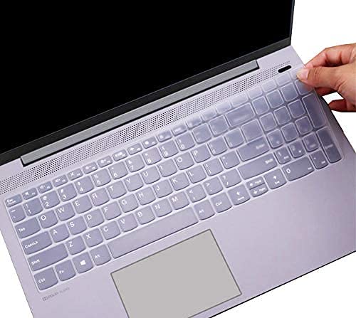 Image of RAYA Silicone Keyboard Cover for Lenovo Ideapad Slim3 /Slim5 [ 82XM0113IN / 83ER00MCIN / 83DC00ACIN ] and LOQ 12th Gen [ 83LK009VIN / 83LK0032IN ] 15.6inch Laptop (Transparent)