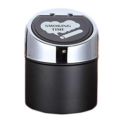 Nioslier Ashtray, Modern Large Cigarettes Ashtray with Lid Ash Holder for Smokers, Desktop Smoking Ash Tray for Indoor Outdoor Garden Patio Bar KTV Home Office Decoration Cover