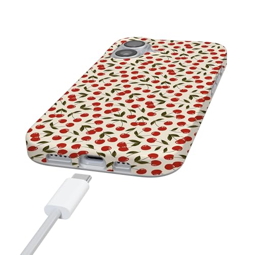 Coque iPhone 17 Cerise design classique mince et antichoc - 5