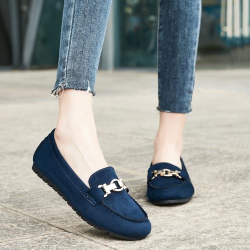 Image of Cvistpieo Loafers for Women Business Casual Shoes Comfortable & Lightweight Penny Loafers Slip On Work Flats