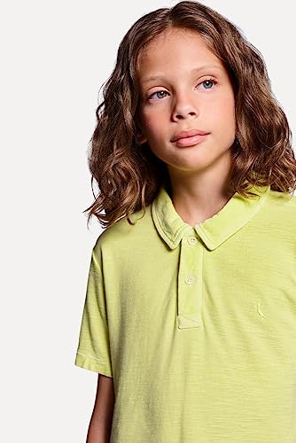 Polo Lisa Pica Pau Flame Tinturada Reserva Mini