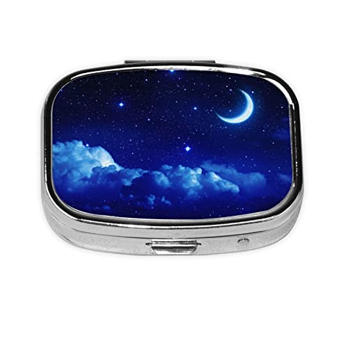 Moon Starry Pill Box �����` �s���P�[�X 2�R���p�[�g�����g �� �s���I�[�K�i�C�U�[ �|�[�^�u�� ���s �s���{�b�N�X �� �r�^�~�� �^�� �̖� ���[�{�b�N�X ���킢�� ���j�[�N �M�t�g �I�[�K�i�C�U�[