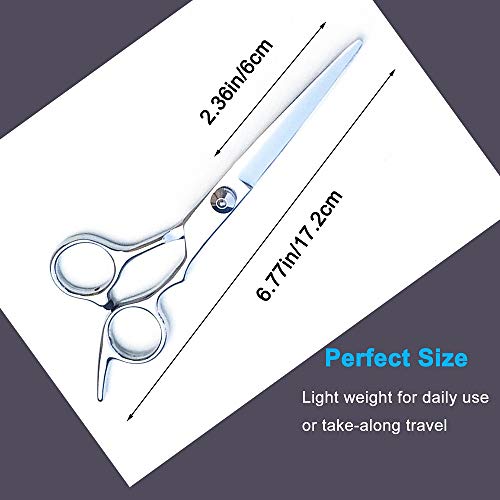Image of Avenoir Hair Thinning & Cutting Scissors Set 6.7 Inch | Includes Both Thinning and Cutting Shears, Adjustable Tension Screws, Wipe Cloth Included, Durable and Rust-Resistant
