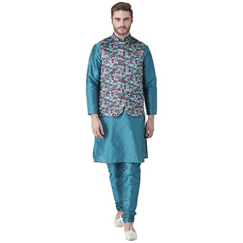 Image of hangup 3pc Kurta Pajama Basket 3PC 48ADarkSlate-KPW 38