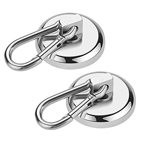 Ganchos Magnéticos,Imanes con Gancho,neodimio ganchos magnéticos,imanes ultra potentes ganchos de 63KG Ganchos magnéticos de y muy robusto,Pared para los Accesorios de Cocina Almacenamiento(2pc) Cover