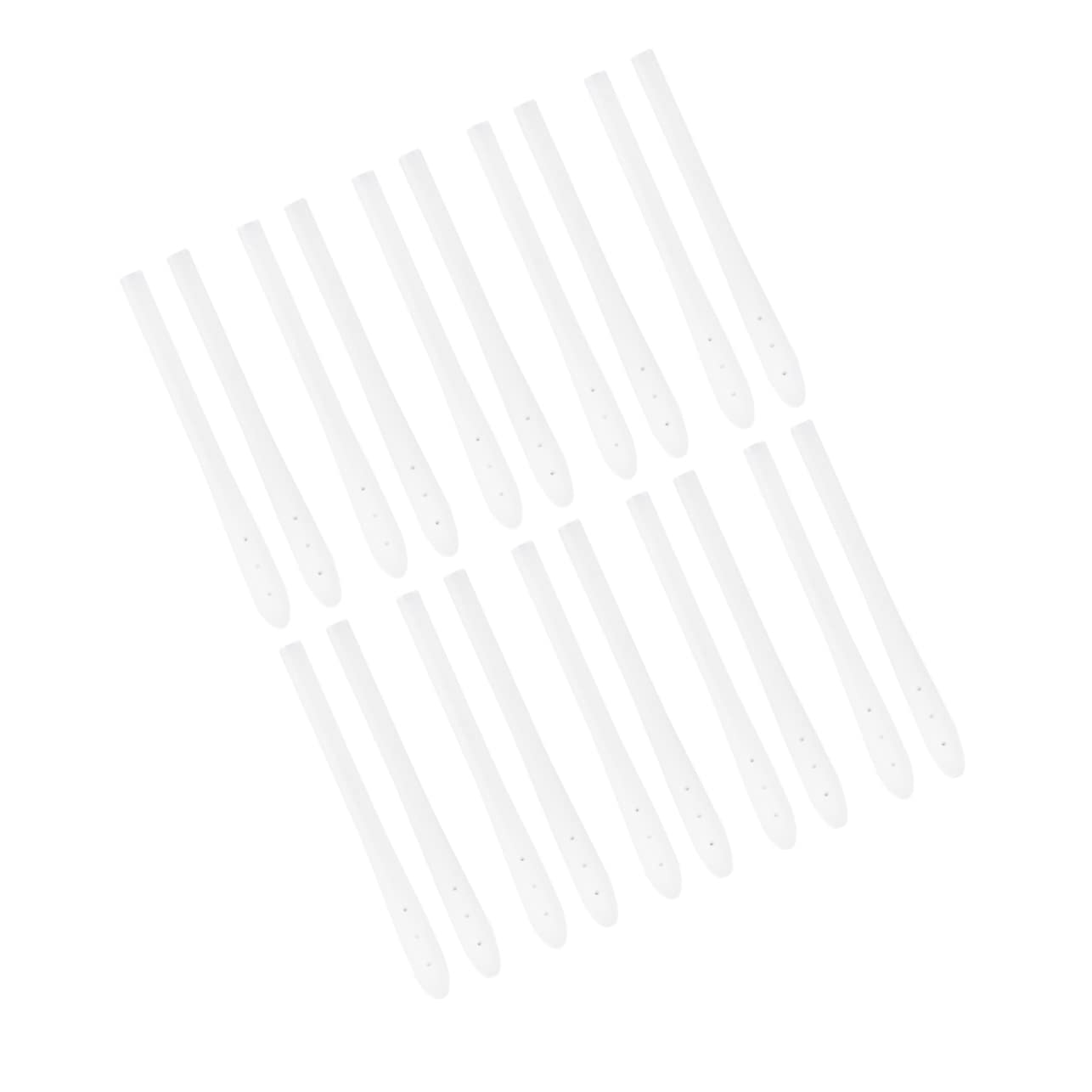 Healeved 10 Pair Replacement Glasses Temple Cover Eyeglasses Tips Retainer Eyeglass Care Products Sunglasses Temple Pads Glasses Cord Eyewear Frame Cover Glasses End Tips Glasses Leg Cover