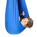 DreamGYM Sensory Swing - X-Large Therapy Swing - 95% Cotton - Blue Compression Swing for Autism, SPD, Anxiety - Hardware Included