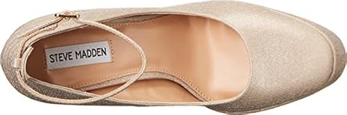 Steve Madden Women's Skyrise Pump, Gold Glitter, 7.5 #TOP4
