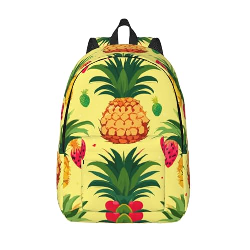Sac à dos ordinateur EdWal avec grand compartiment et motif ananas