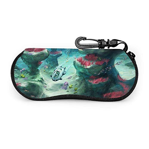 Vid-eo Ga-me Sub-nau-tica - Funda blanda para gafas de sol, protecci�n de protecci�n de protecci�n de protecci�n de protecci�n ultra suave de neopreno con cremallera