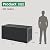 Trygoal 100 Gallon Storage Box, Waterproof Resin Deck Box with Hydraulic Piston Design, Lockable Storage Bench for Package Delivery, Storage Bin for Patio Cushions, Garden Tools, Black