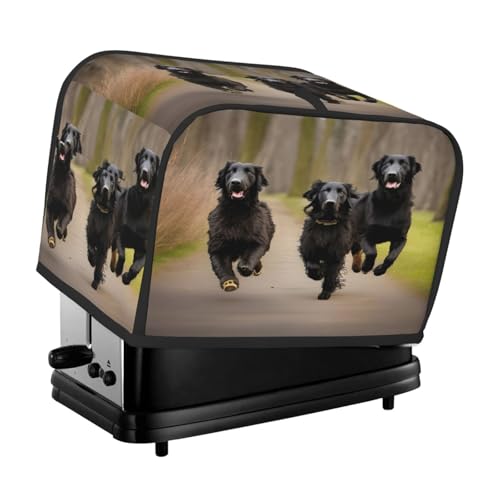 Housse de grille-pain à revêtement plat avec poches et anneau supérieur, lavable en machine, mignon, tendance