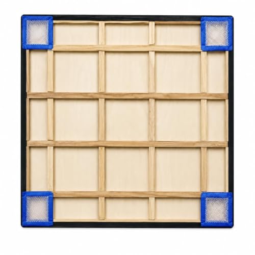 Image of Premium Wooden Carrom Board for Family Fun Indoor Game Smooth Playing Surface Durable Construction Easy Coin Glide Board Game for Kids & Adults (32 INCH)