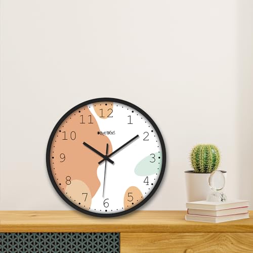 Image of Olive Tree Wall Clock 12 inch Silent Quartz Decorative Multicoloured Wall Clock Non-Ticking Classic Clock Battery Operated Round Easy to Read for Room /Home /Kitchen /Bedroom /Office /School - 9048