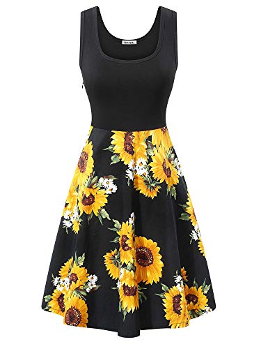 summer sunflower dress