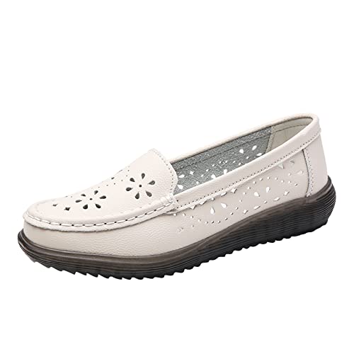 Mocassins Plats sans Lacet Femme pour une Marche sans Douleur
