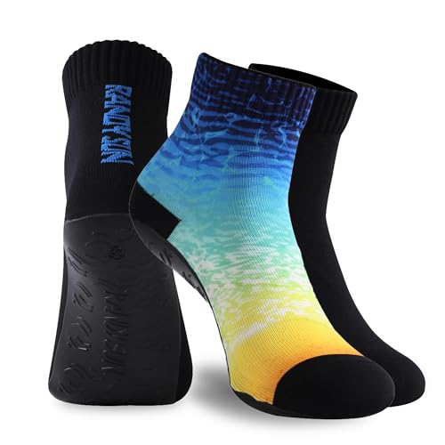 Image of RANDY SUN Barefoot Quick-Dry Sand Beach Socks, Breathable Seamless Yoga Sock With TPE Sole