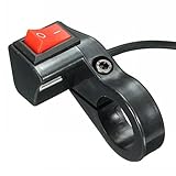 roller abblendlicht birne Material: Kunststoff Ungfu Mall 1 Stück 22 mm 7/8 Zoll Lenker On-Off-Schalter für Nebellicht, Scheinwerfer Motorrad Roller ATV