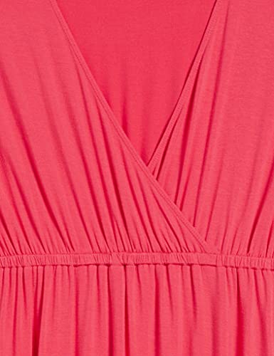 Image of Amazon Essentials Women's V Neck Elastic Waist Surplice Dress (Available in Plus Size)