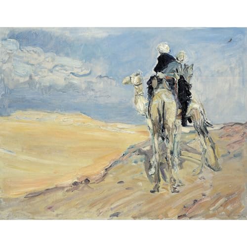 Poster Max Slevogt Tempête de sable désert libyen grand format 76x101 cm