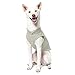 Gooby - Fleece Vest, Small Dog Pullover Fleece Jacket with Leash Ring, Gray, Large