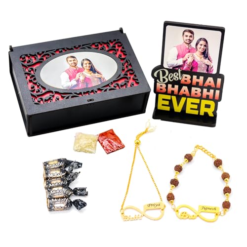 AJANTA ROYAL Personalized Raksha Bandhan Gift Hamper for Bhai & B...