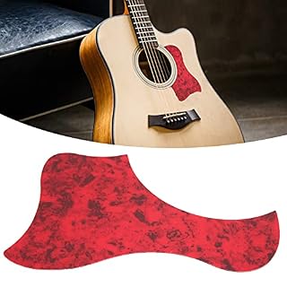 Guitars Pick Guard, Guitare acoustique Pickguard Durable PVC Rouge Tortue Couleur pour 38-41in(Forme d’oiseau écaille de… - Les Beatles, Paul McCartney, John Lennon, RIngo Starr, George Harrison Guitars Pick Guard, Guitare acoustique Pickguard Durable PVC Rouge Tortue Couleur pour 38-41in(Forme d'oiseau écaille de… – Image 2